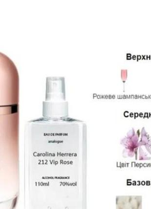 Carolina herrera 212 vip rose (кароліна еррера 212 віп роуз) дуже стійка парфумерія