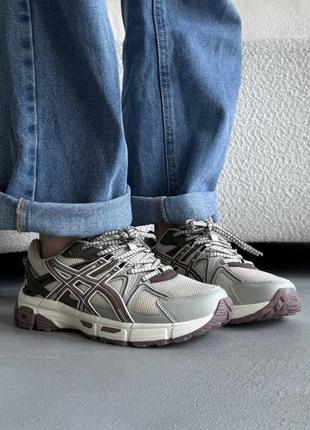 Асікс гел кахана кросівки asics gel-kahana 8 bordo/beige1 фото