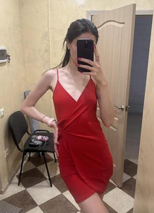 Червона літнє міні плаття