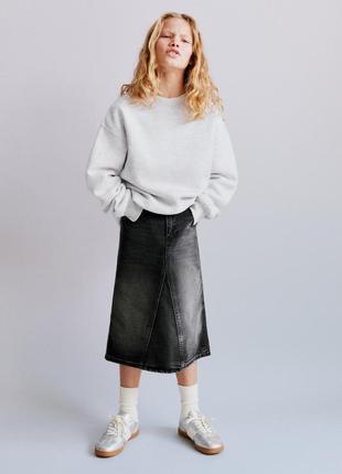 Джинсова юбка zara