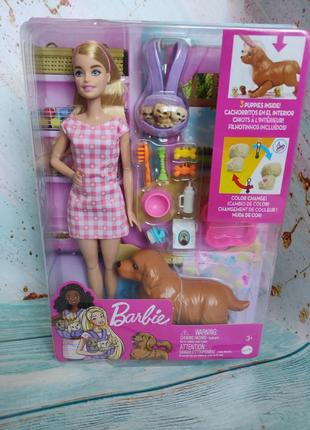 Barbie doll and pets барбі маленьке тріо