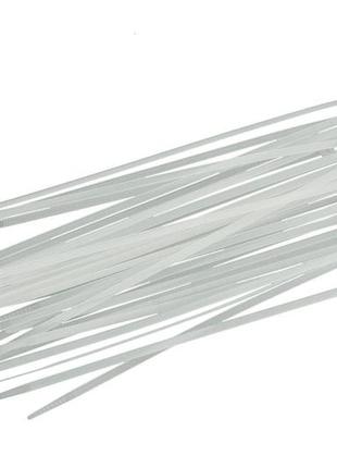 Хомут пластиковий intertool — 4,8 х 400 мм білий (100 шт.)