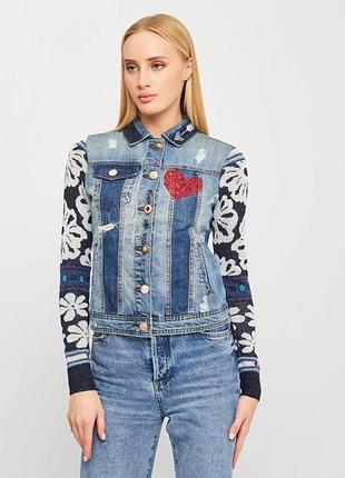 Desigual жакет, піджак, джинс, 34, xs