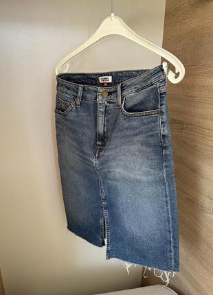 Джинсовая юбка tommy jeans, 25 размер