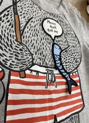 12-18 яскрава футболка з 3d елементами h&m