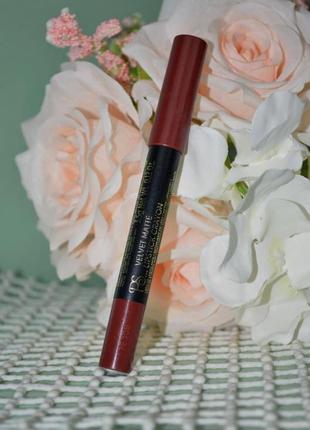 Бархатная матовая губная помада-карандаш primark velvet matte lipstick crayon оригинал