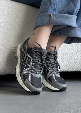 Асікс гел кросівки asics gel-kahana 8 grey/black/ beige4 фото