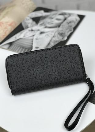 Гаманець жіночий guess оригінал creswell logo multi-organizer wristlet гесс органайзер6 фото