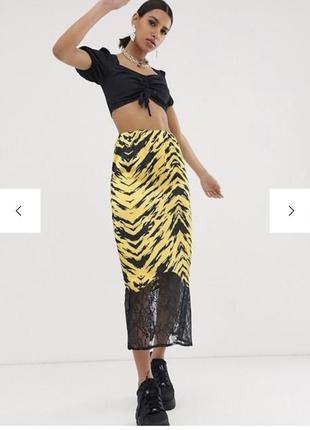 Юбка миди asos s-m