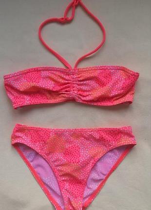 Детский купальник бандо плавки девочке