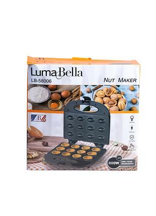 Орешница электрическая luma bella lb-58006 с антипригарным покрытием на 12 орешков, черный
