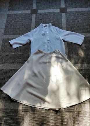 Лляна спідниця 4