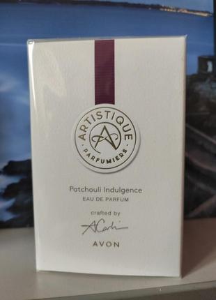 Парфумована вода artistique patchouli indulgence avon 50 ml