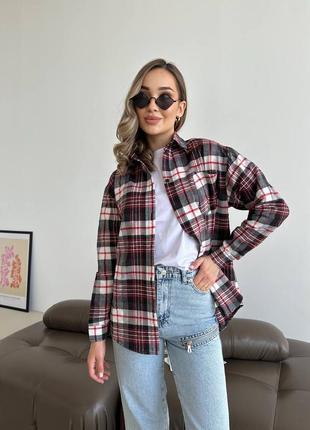 Рубашки в клетку из хлопка
