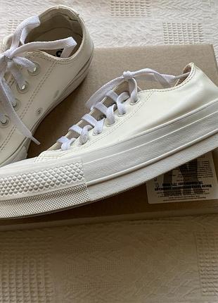 Конверси converse високі кеди 37 розмір білі