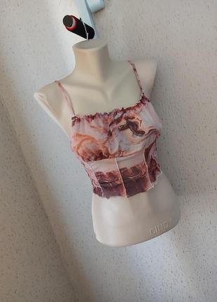 Топ сітка на бретельках