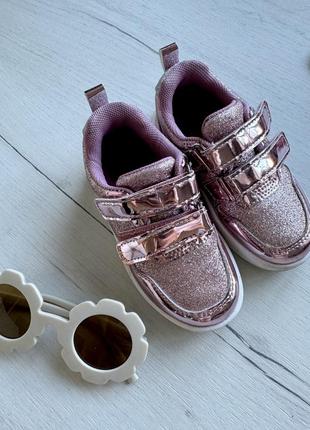 Кросівки блискучі для дівчинки 22
