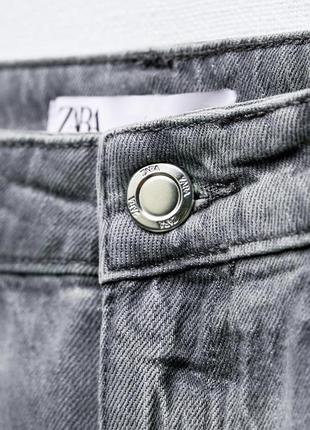 Джинсовая юбка z1975 средней длины с резом4 фото