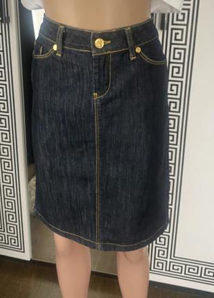 Джинсовая юбка versace