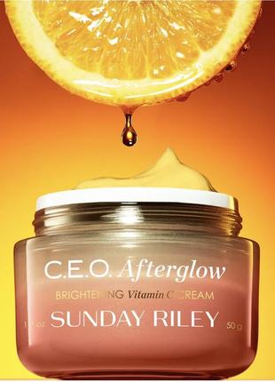 Sunday riley c.e.o. afterglow brightening vitamin c gel cream