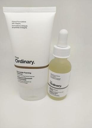 Набор для проблемной кожи the ordinary - glucoside foaming cleanser salicylic acid 2% solution1 фото