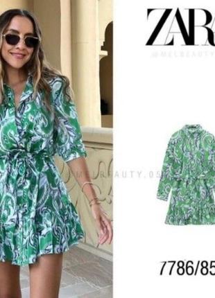 Красивое платье zara под пояс