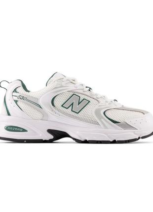 Женские кроссовки new balance 530 green silver
