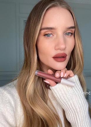 Помада rose inc lip cream longwearing matte liquid lipstick with squalane