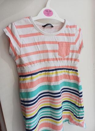 Летнее платье 92/98 маломерит