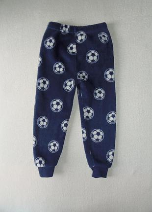 Флисовые штаны футбольный мяч на 3-4 года2 фото