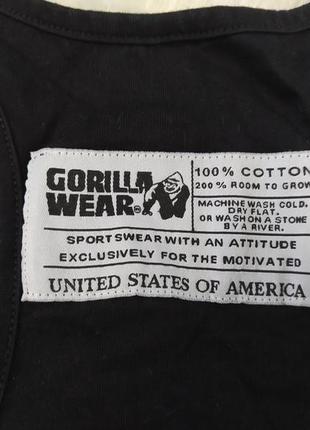 Майка чоловіча для спорту gorilla wear розмір м6 фото