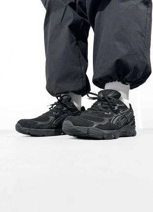 Asics gel-nyc triple black 412 фото