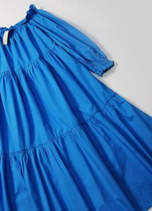 Длинное хлопковое платье