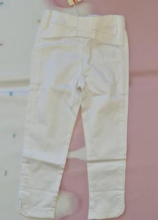 Тонкие брюки коттон