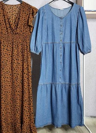 Невероятное платье из джинса