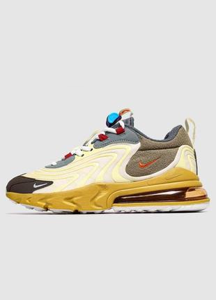 Nike travis scott x air max 270 react eng 'cactus trails' 421 фото