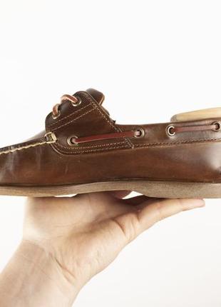 Timberland 2 eye boat shoe топсайдери 41 - 41.5 розмір 26 см4 фото