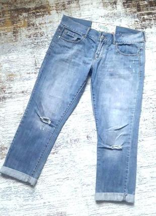 Модные укороченные джинсы, 46?-48-50?, хлопок, denim co