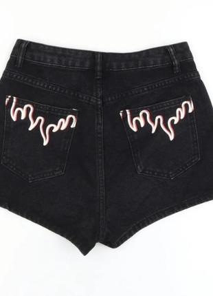 Джинсовые шорты мом бермуды 28-29р shein