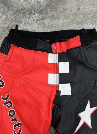 Мужские мото штаны hein gericke pro sports кожаные для мотоцикла6 фото