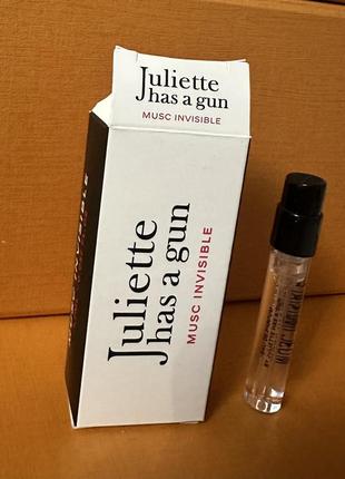 Juliette has a gun musc invisible пробник оригинал
