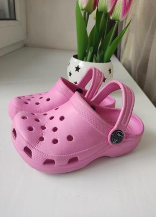 Детские кроксы crocs tm3 фото