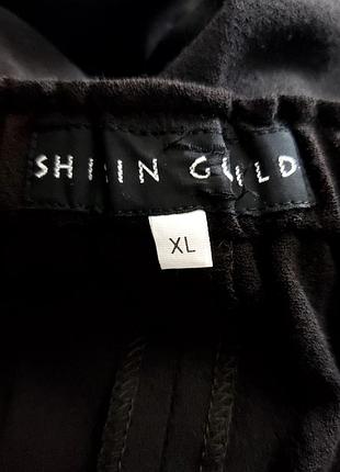 Женские лёгкие широкие шерстяные брюки shirin guild4 фото