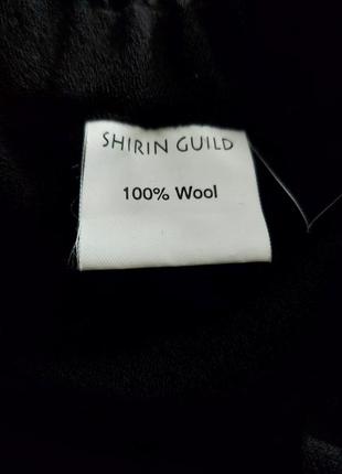 Женские лёгкие широкие шерстяные брюки shirin guild5 фото