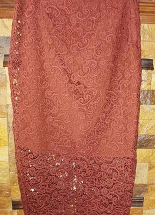 Фірмова гіпюрова спідниця zara