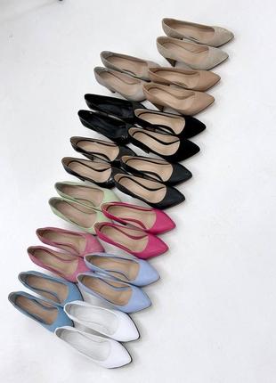 Туфлі класичні з натуральної замши 424810 фото