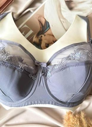 80-85-90-95-f бюстгальтер большого размера серый