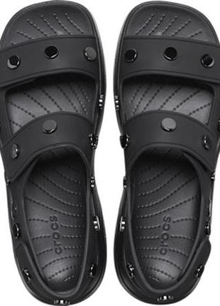 Crocs босоножки сандалии крокс на платформе Neon studded sandal2 фото