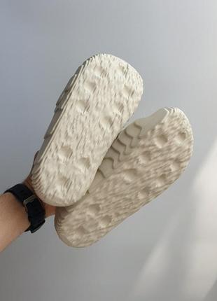 Шлепанцы тапки adidas slides adilette 22 beige3 фото