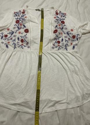 Блуза в стиле вышиванки вискоза
